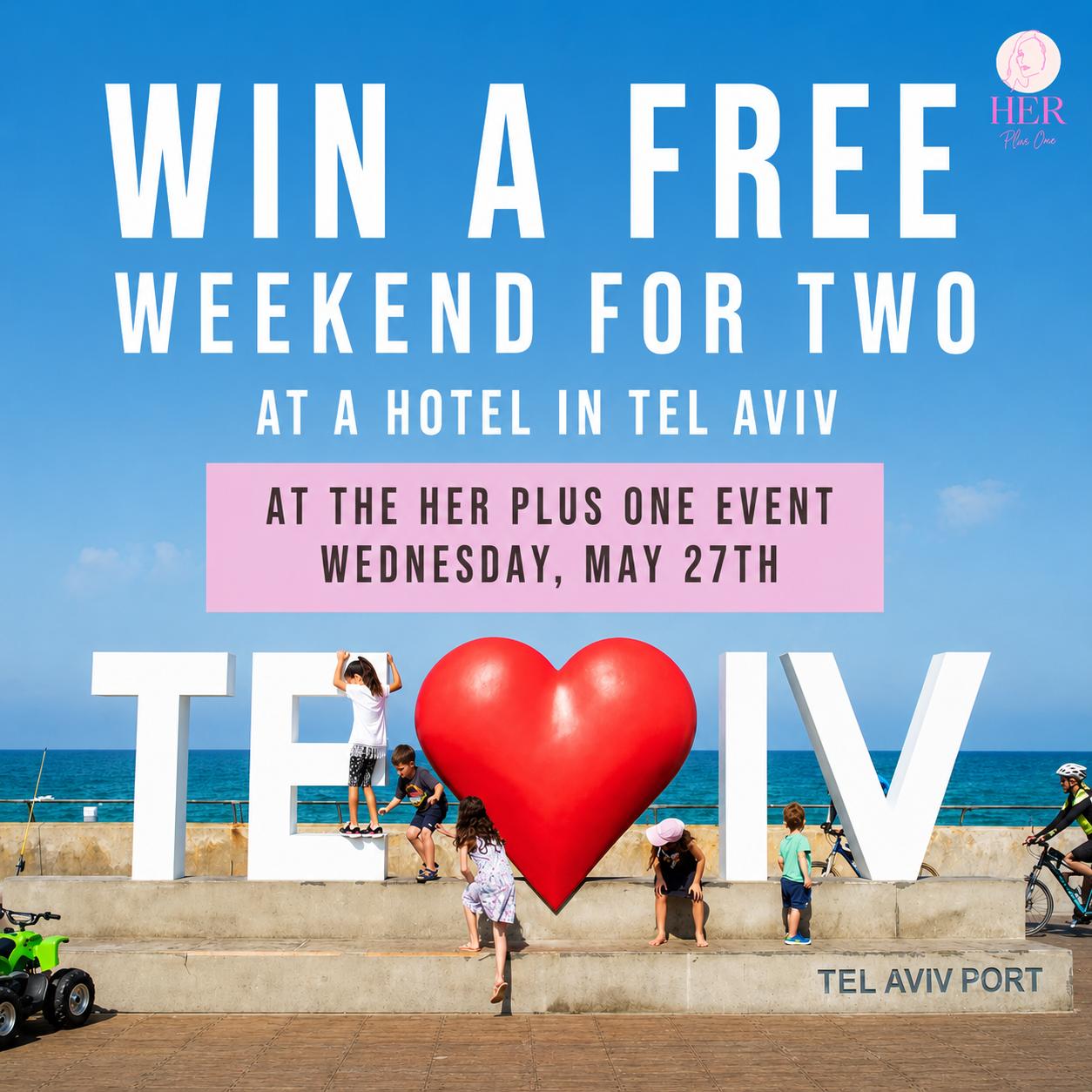 Raffle Ticket - Win a Free Weekend for Two in Tel Aviv